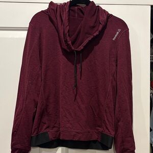Reebok Maroon Pullover with Hood